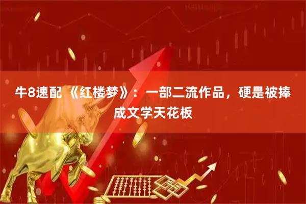 牛8速配 《红楼梦》：一部二流作品，硬是被捧成文学天花板
