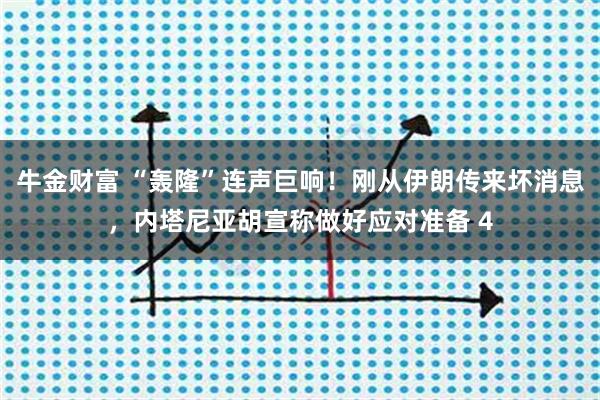 牛金财富 “轰隆”连声巨响！刚从伊朗传来坏消息，内塔尼亚胡宣称做好应对准备 4
