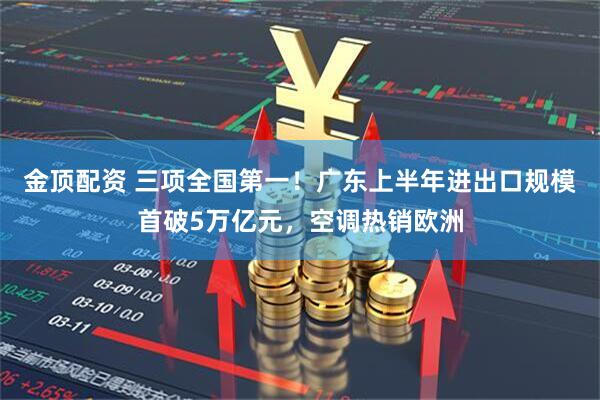 金顶配资 三项全国第一！广东上半年进出口规模首破5万亿元，空调热销欧洲